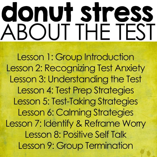 Test Anxiety Group Counseling Curriculum: Test Anxiety Activities Cheap