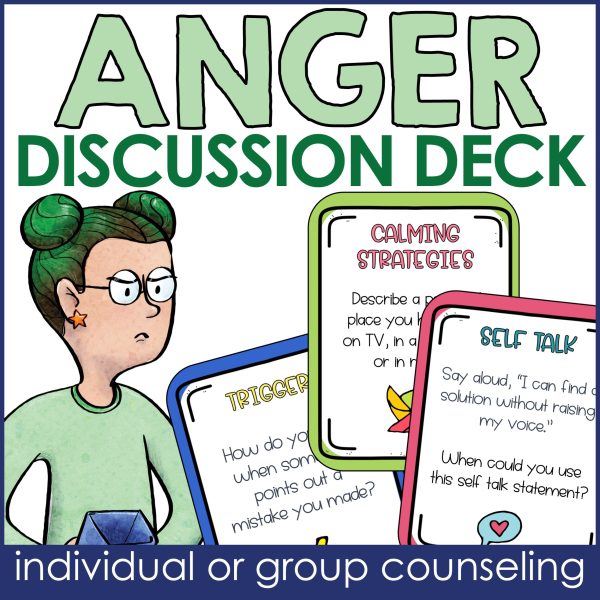 Anger Activity: Anger SEL Discussion Prompts for Counseling For Discount