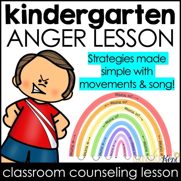 Anger Counseling Activity: Anger Lesson for Kindergarten Counseling Discount