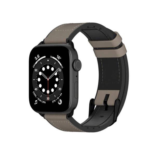 SwitchEasy Hybrid Leather Watch Band For Apple Watch 1 to 6 SE(38 40 42 44mm), 7(41 45 49mm) Discount