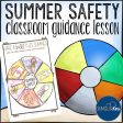 Summer Safety Classroom Guidance Lesson for Elementary School Counseling For Sale