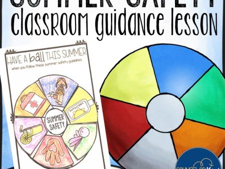 Summer Safety Classroom Guidance Lesson for Elementary School Counseling For Sale