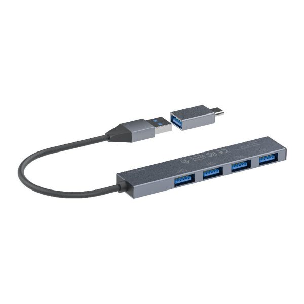 Verbatim (4-in-1) Type C Adaptor USB 3.1 Hub Online Sale