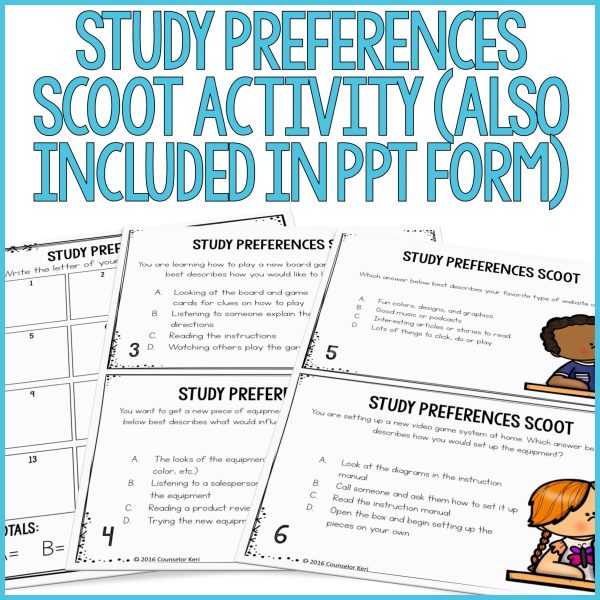 Study Skills Classroom Guidance Lesson for School Counseling For Discount