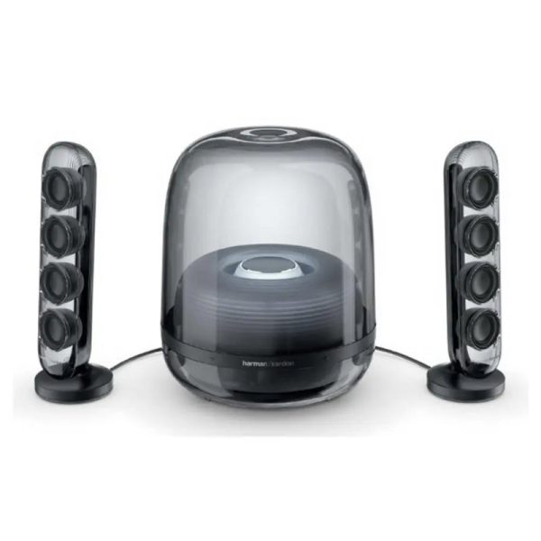 Harman Kardon SoundSticks 4 Bluetooth Wireless 2.1 Speaker System (Black) on Sale