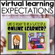 Virtual Learning Expectations Digital Activity for Google Classroom Online Sale