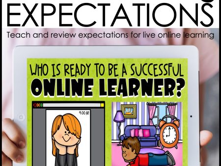 Virtual Learning Expectations Digital Activity for Google Classroom Online Sale