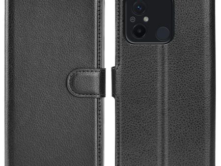 A&J Folio Case for Xiaomi Redmi 12C Black For Sale