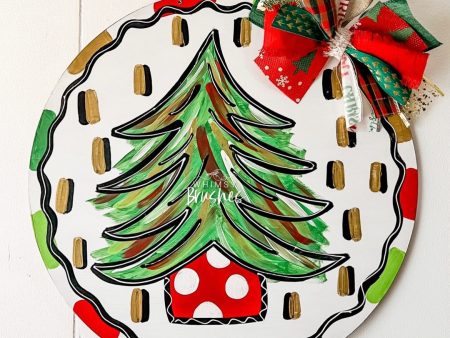 Whimsical Tree Round Doorhanger Sale