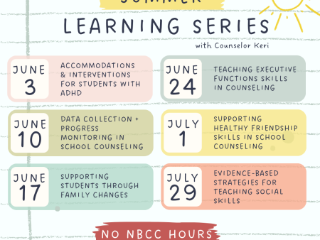 Summer Learning Series On Demand Webinar Bundle: Sessions with No NBCC Clock Hours Online Sale