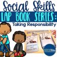 Taking Responsibility Social Skills Lap Book - Elementary School Counseling Hot on Sale