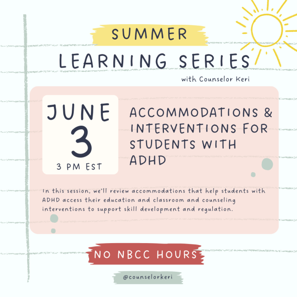 Summer Learning Series: Accommodations & Interventions for Students with ADHD No NBCC Hours For Cheap