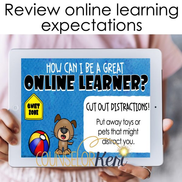 Virtual Learning Expectations Digital Activity for Google Classroom Online Sale