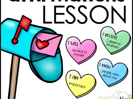 Affirmations Valentine s Day Counseling Activity: Counseling Lesson Cheap