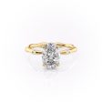 The Samantha Set With A 3 Carat Oval Moissanite For Cheap