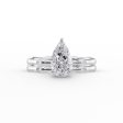 The Samantha Set With A 1.5 Carat Pear Moissanite Online