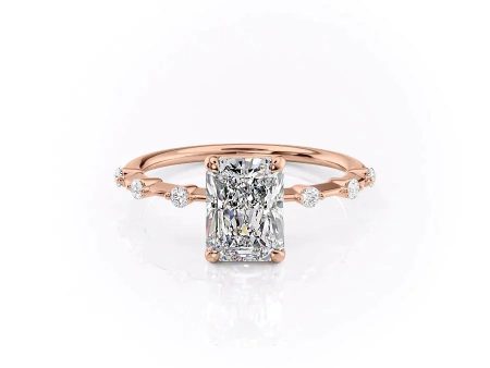 The Penelope Set With A 5 Carat Radiant Moissanite For Discount