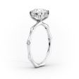 The Samantha Set With A 3.5 Carat Round Moissanite For Cheap