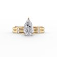 The Samantha Set With A 3.5 Carat Pear Moissanite Online