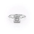 The Penelope Set With A 2.5 Carat Princess Moissanite Online Sale