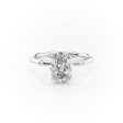 The Samantha Set With A 4.5 Carat Oval Moissanite Online